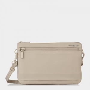 Beige Women's Hedgren Emma Crossbody Bags | RLU127QH