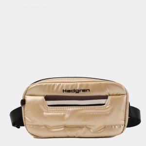 Beige Women's Hedgren Snug Belt Bags | BDY9473HV