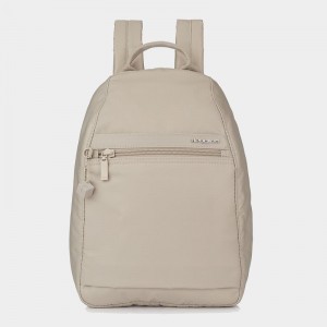 Beige Women's Hedgren Vogue Backpacks | PUN8043YK