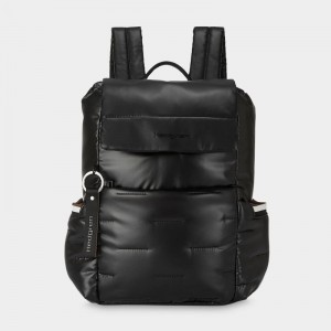 Black Women's Hedgren Billowy Backpacks | AHW604FW