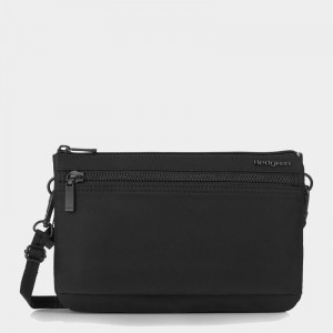 Black Women's Hedgren Emma Crossbody Bags | NUO6945SA