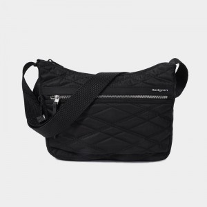 Black Women's Hedgren Harpers Crossbody Bags | GQT2772HP