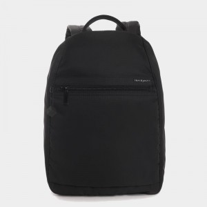 Black Women's Hedgren Vogue Large Backpacks | WHI6681PM