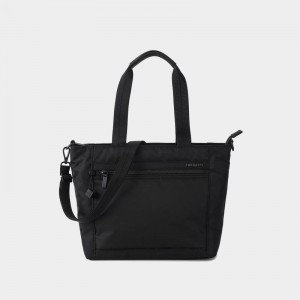 Black Women's Hedgren Zoe Tote Bags | ERQ4395KR