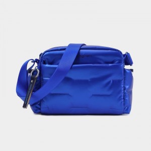 Blue Women's Hedgren Cozy Shoulder Bags | TSJ4864DZ