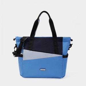 Blue Women's Hedgren Galactic Tote Bags | LIA9641UB