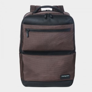 Brown Black Women's Hedgren Drive Backpacks | GAN2964IV