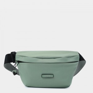 Green Women's Hedgren Halo Belt Bags | NCA2044KY