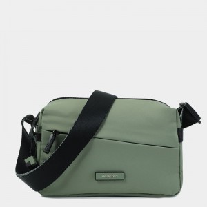 Green Women's Hedgren Neutron Small Crossbody Bags | EOC751ED