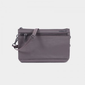 Grey Brown Women's Hedgren Emma Crossbody Bags | FRM8339KE