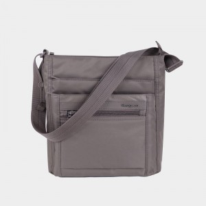 Grey Brown Women's Hedgren Orva Shoulder Bags | MVF6659DW