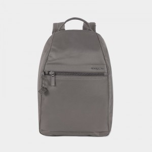 Grey Brown Women's Hedgren Vogue Large Backpacks | CVY787HM