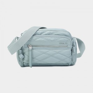 Light Blue Women's Hedgren Emily Crossbody Bags | HUE7561IW