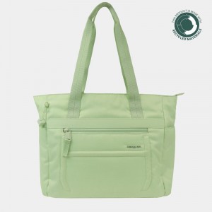 Light Green Women's Hedgren Keel Tote Bags | PYB409KQ