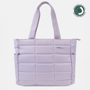 Light Purple Women's Hedgren Camden Tote Bags | WHP8128UQ