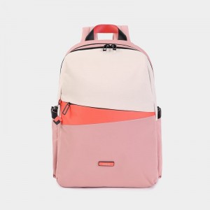 Pink Orange Women's Hedgren Cosmos Backpacks | XXI7035XL