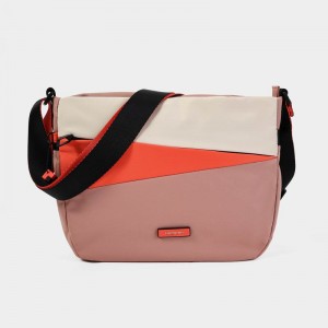 Pink Orange Women's Hedgren Gravity Crossbody Bags | BFZ1955HV