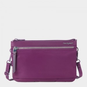 Purple Women's Hedgren Emma Crossbody Bags | RXI8168PV