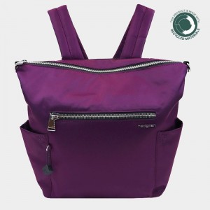 Purple Women's Hedgren Kate Sustainably Made Convertible Tote Bags | EIL2467XD