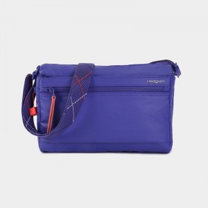 Royal Blue Women's Hedgren Eye Medium Shoulder Bags | ZFM8319JP