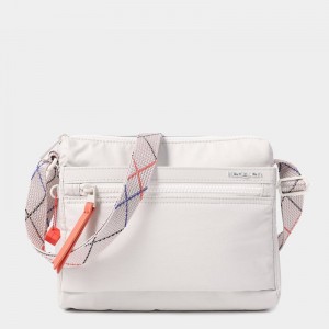 White Grey Women's Hedgren Eye Shoulder Bags | UFB3084GX