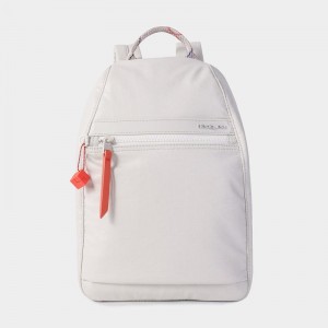 White Grey Women's Hedgren Vogue Backpacks | NTA9386VW