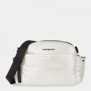 White Women's Hedgren Cozy Shoulder Bags | CBC1015OJ