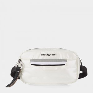 White Women's Hedgren Snug Belt Bags | YMK2194AV