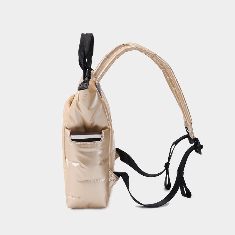 Beige Women's Hedgren Comfy Backpacks | DQH1428QC