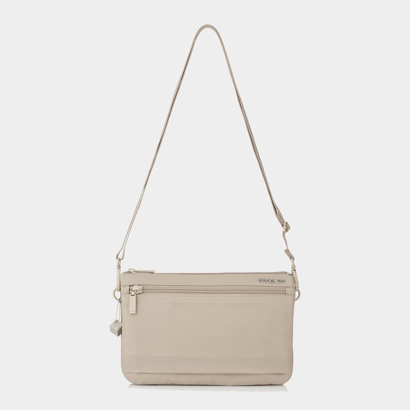 Beige Women's Hedgren Emma Crossbody Bags | RLU127QH