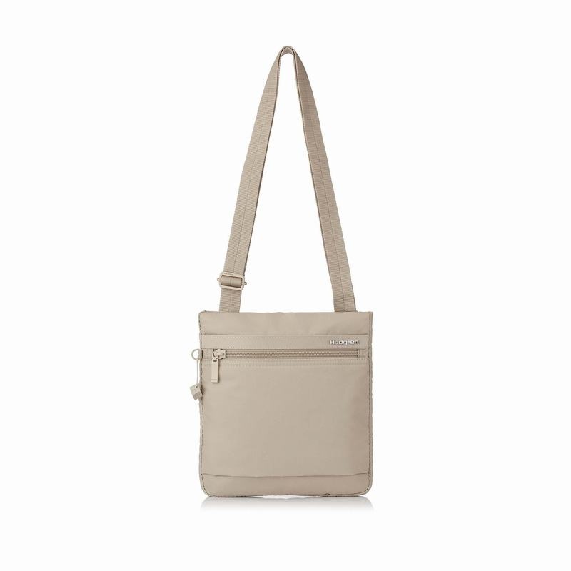 Beige Women's Hedgren Leonce Shoulder Bags | DKF3825YK