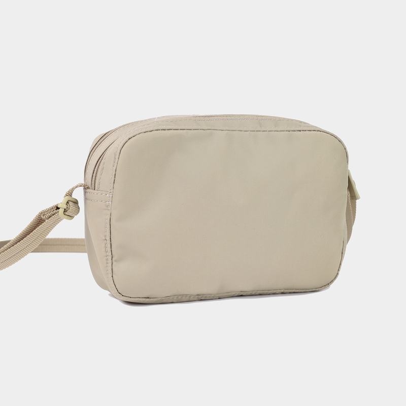 Beige Women's Hedgren Maia Crossbody Bags | DTB4071UU