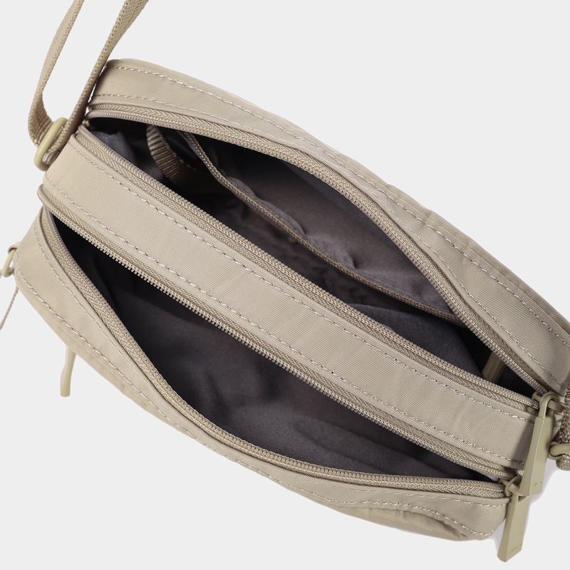 Beige Women's Hedgren Maia Crossbody Bags | DTB4071UU