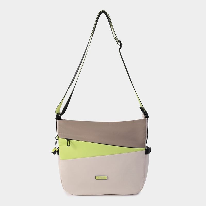 Beige Women's Hedgren Milky Way Crossbody Bags | QKF201XT