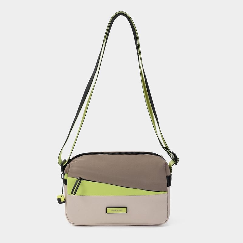 Beige Women's Hedgren Neutron Small Crossbody Bags | BXX9715VW