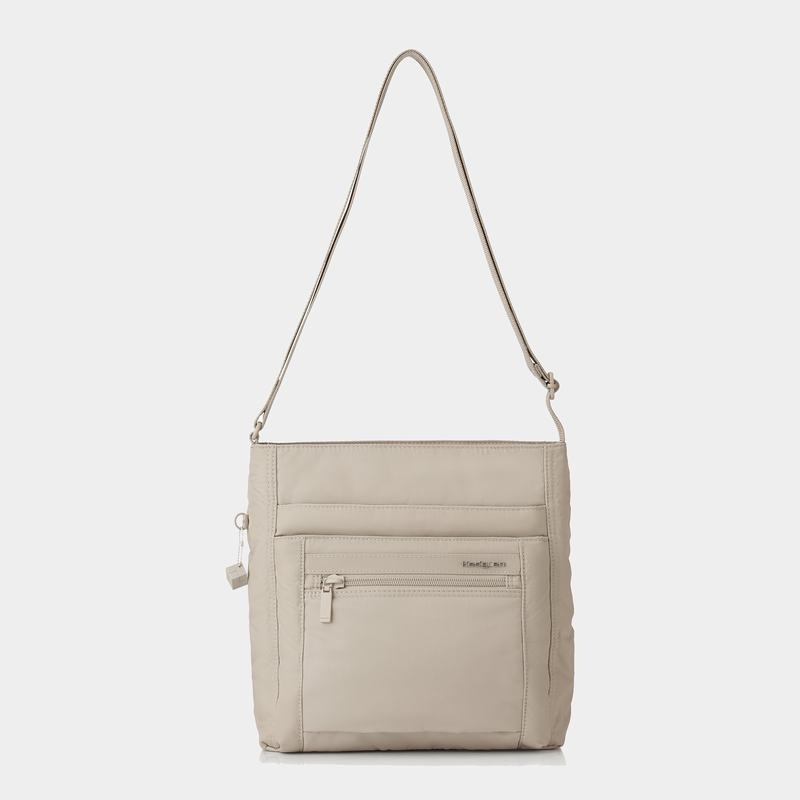 Beige Women's Hedgren Orva Shoulder Bags | BNX4093ID