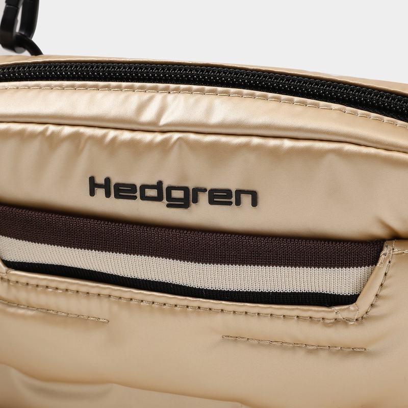 Beige Women's Hedgren Snug Belt Bags | BDY9473HV