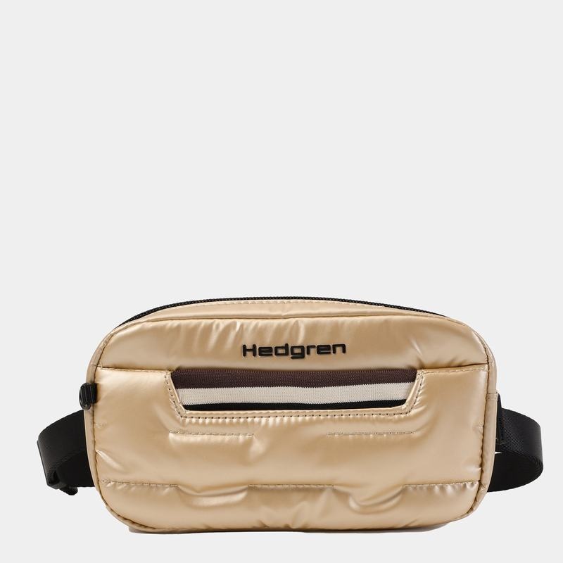 Beige Women\'s Hedgren Snug Belt Bags | BDY9473HV