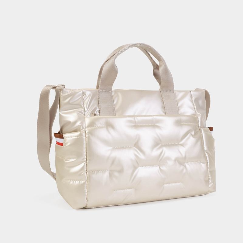 Beige Women's Hedgren Softy Handbag | PTO8668WQ