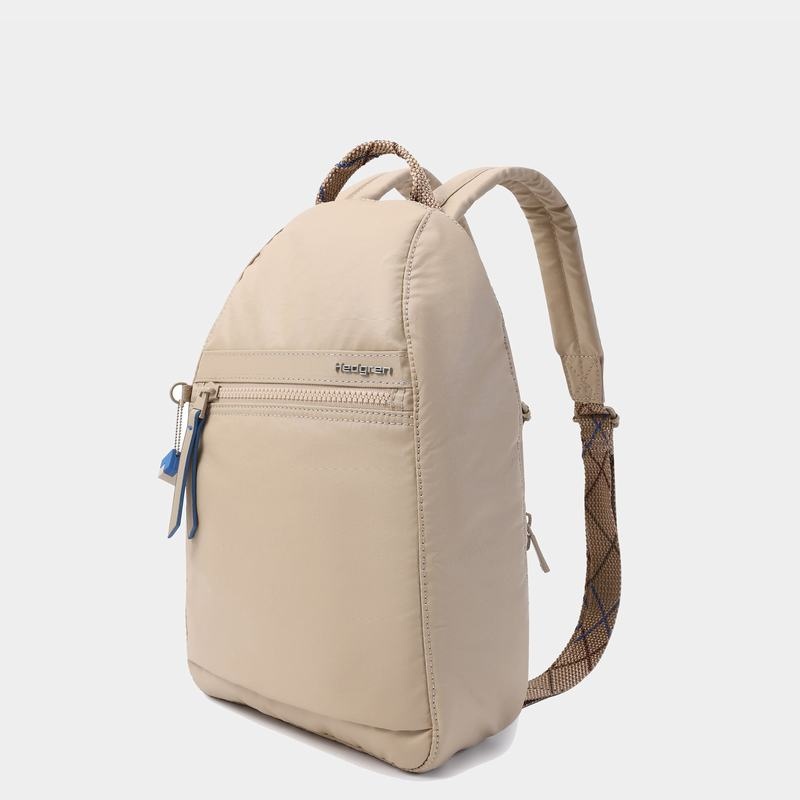 Beige Women's Hedgren Vogue Rfid Backpacks | RXT2460EP