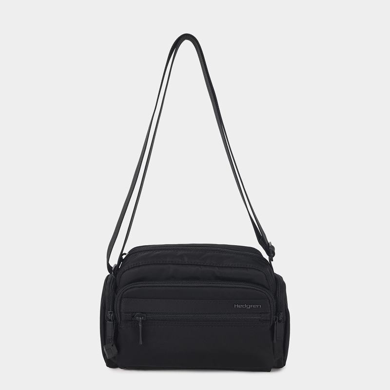 Black Women's Hedgren Emily Crossbody Bags | VQV6642MJ