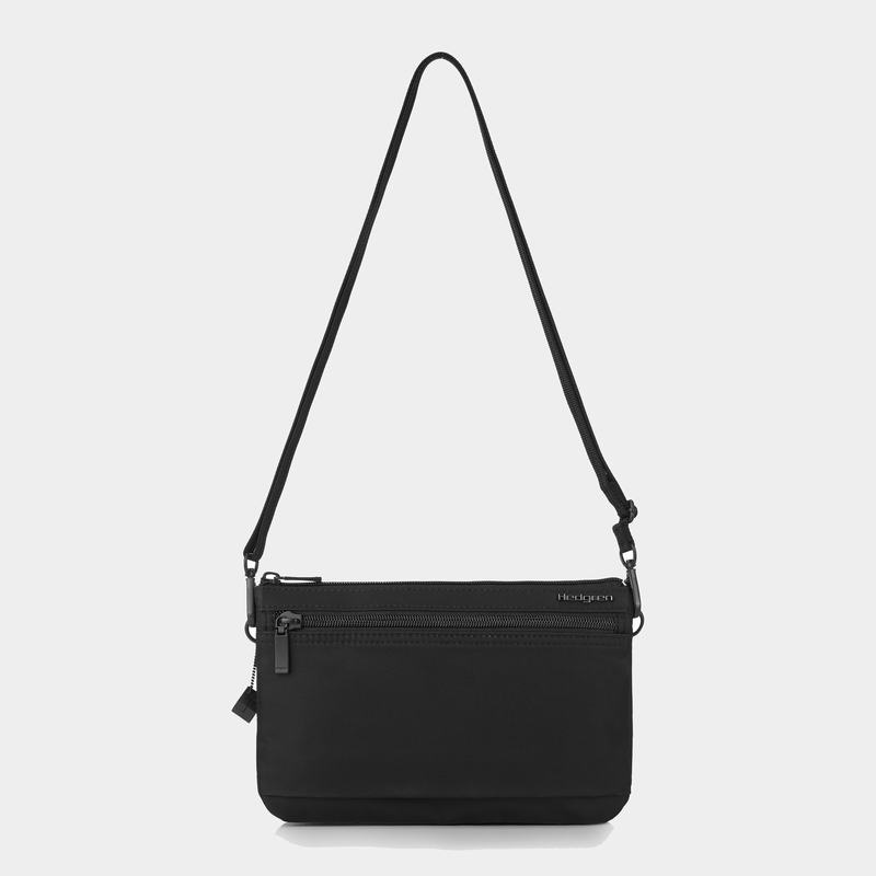 Black Women's Hedgren Emma Crossbody Bags | NUO6945SA