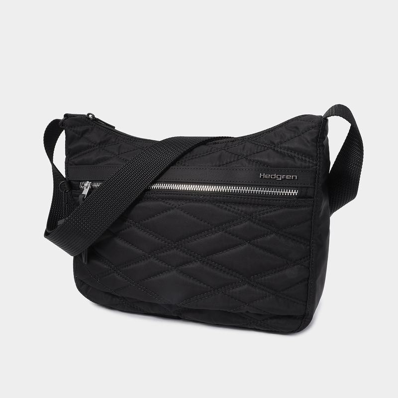 Black Women's Hedgren Harpers Crossbody Bags | GQT2772HP