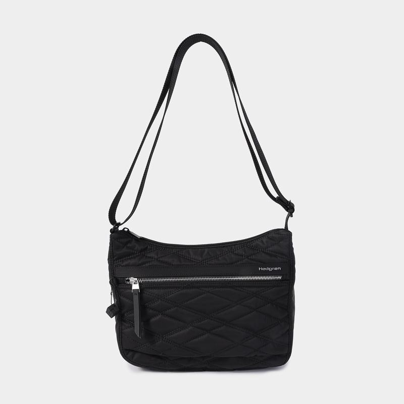 Black Women's Hedgren Harpers Crossbody Bags | GQT2772HP