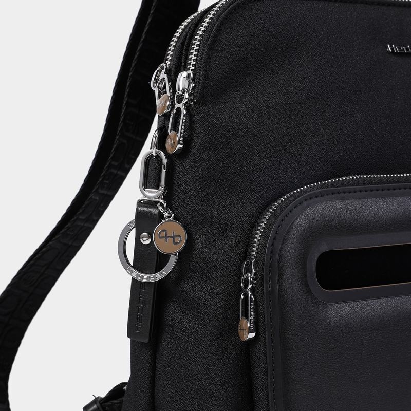 Black Women's Hedgren Latte Backpacks | GYI6491AH