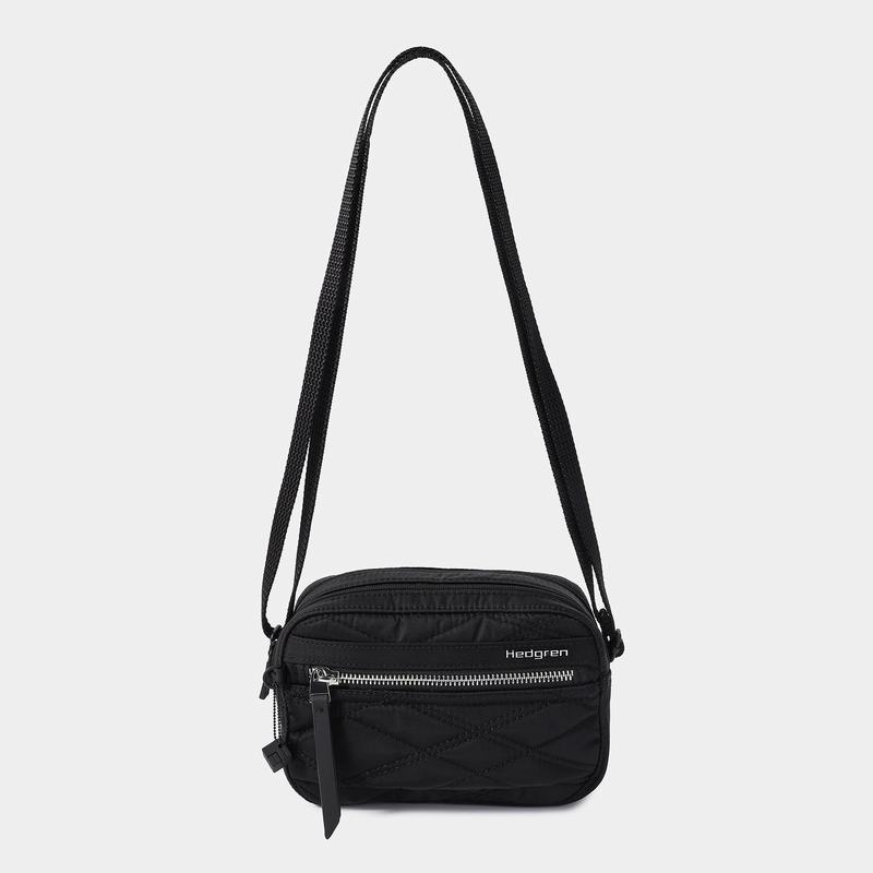 Black Women's Hedgren Maia Crossbody Bags | XGF1451RX