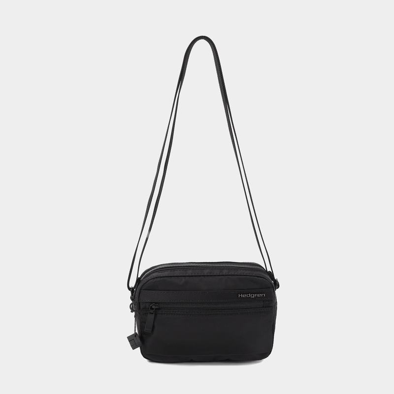 Black Women's Hedgren Maia Crossbody Bags | SOL4342KH