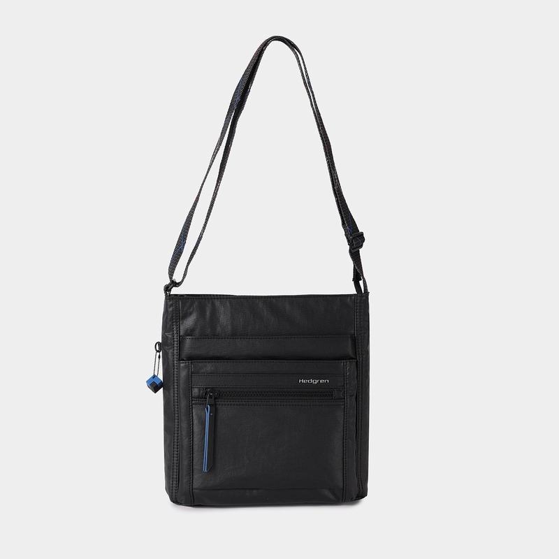 Black Women's Hedgren Orva Rfid Shoulder Bags | ITN3059TU