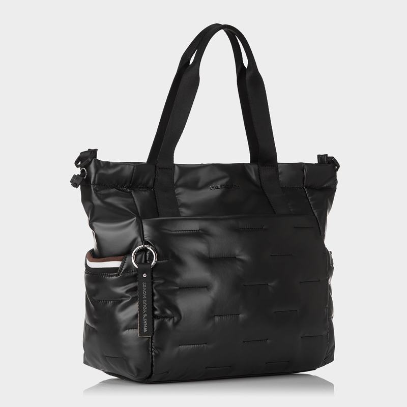 Black Women's Hedgren Puffer Tote Bags | YOV8272HF