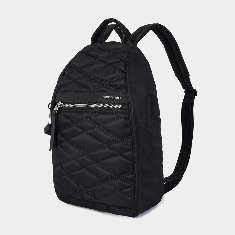 Black Women's Hedgren Vogue Backpacks | FII9348AA